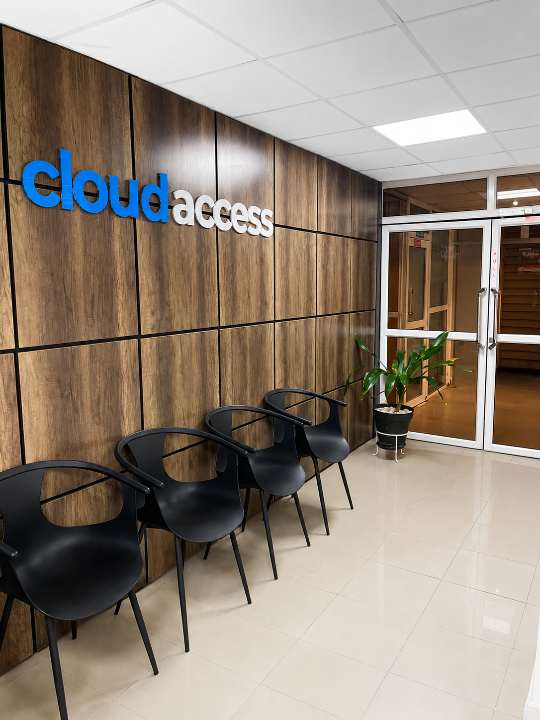 Cloud Access Ltd Office Cloud Access Ltd office reception, Manchester